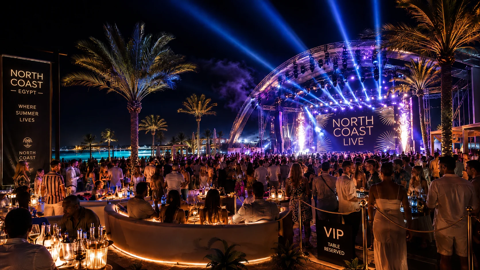 الحياة الليلية والفعاليات على الساحل الشمالي — Nightlife and events North Coast Egypt